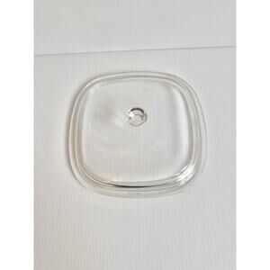 PYREX Clear Glass P-9-C-1 Square Replacement Lid for 8.75" Baking Casserole Dish
